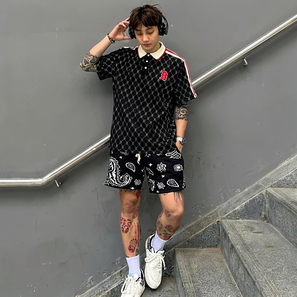 Crocodile Monogram Polo Shirt