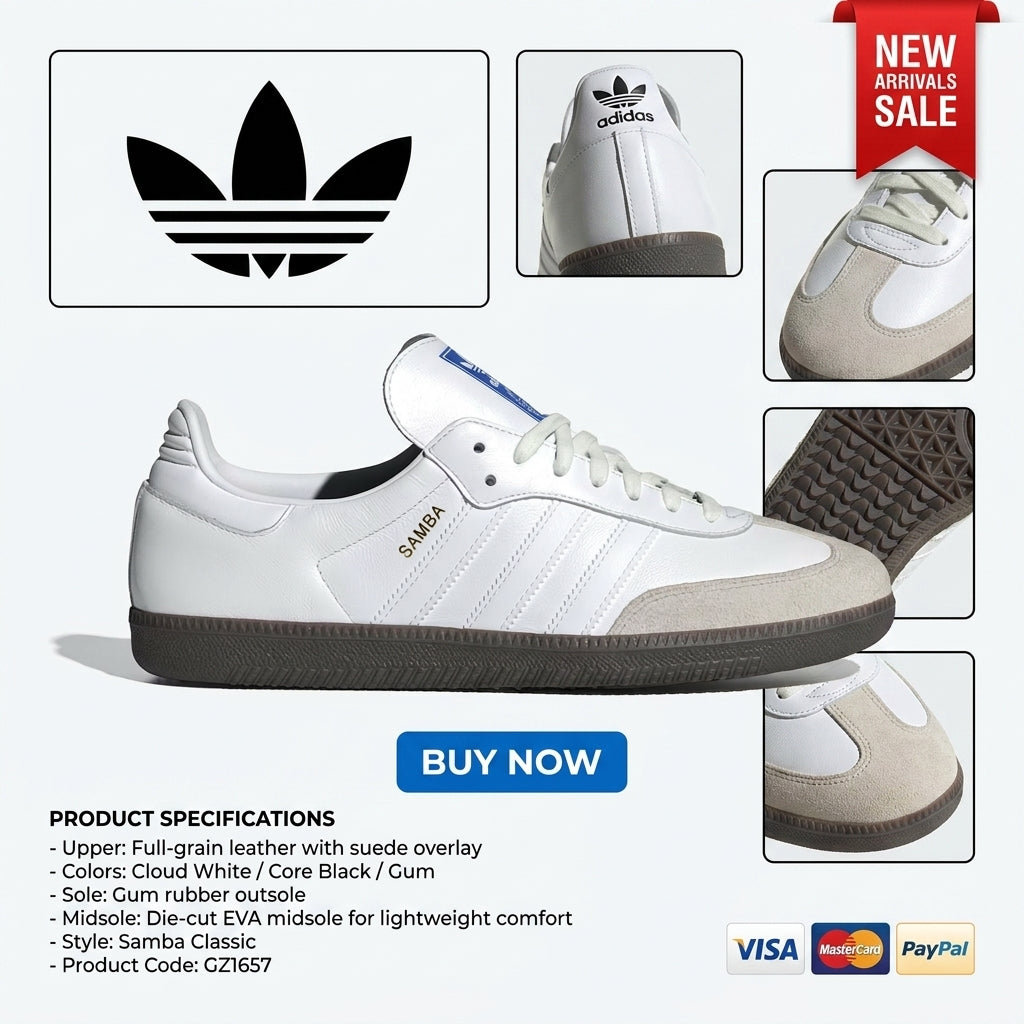 Samba OG Shoes Cloud White / Gum