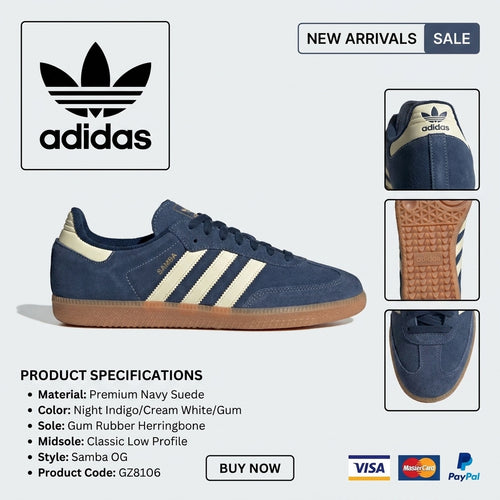 SAMBA OG Night Indigo / Warm Vanilla / Gum