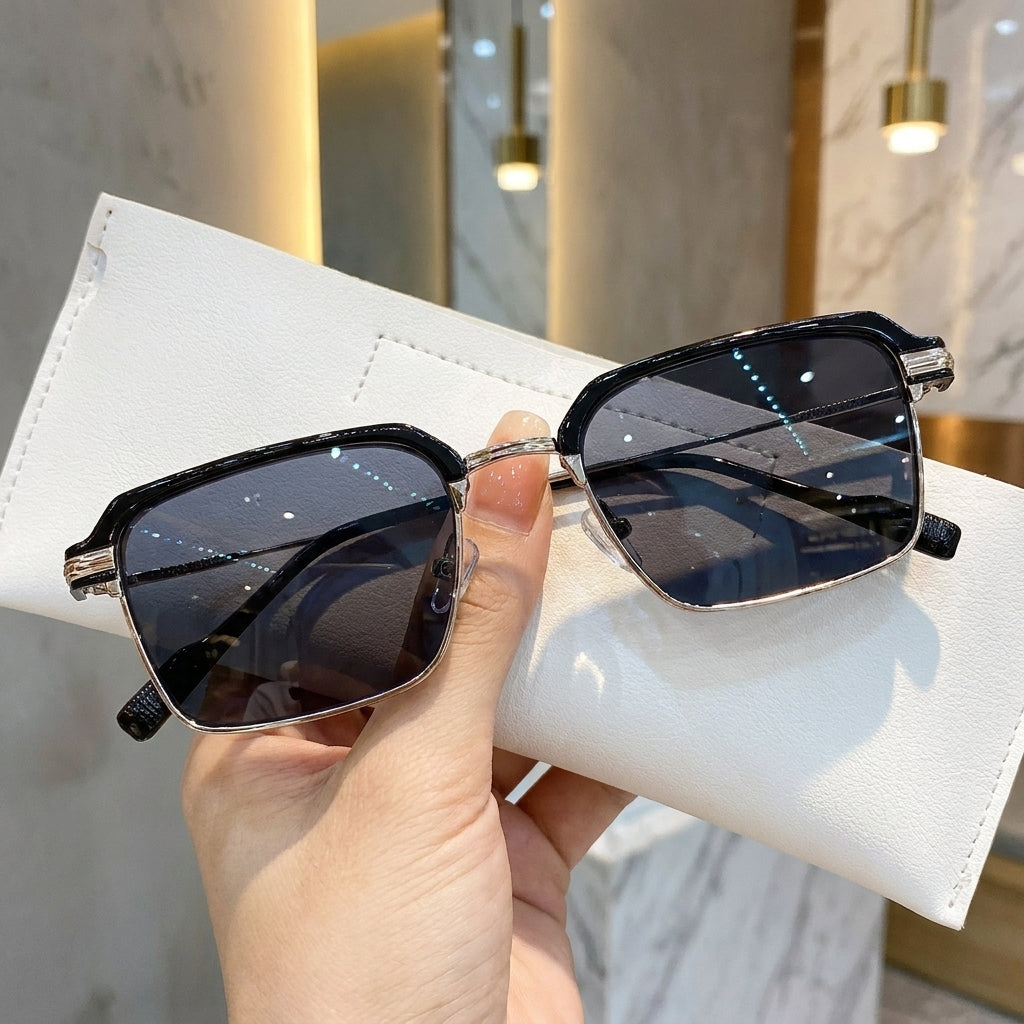 Photochromic glasses with blue light blocking