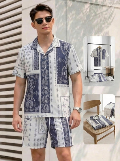 Akai Men's Silk Cuban Set