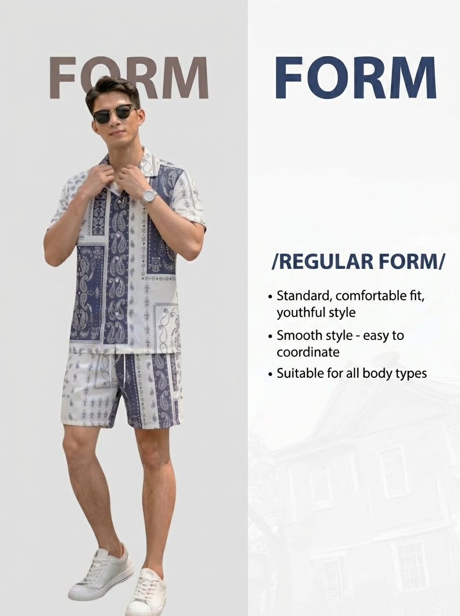 Akai Men's Silk Cuban Set