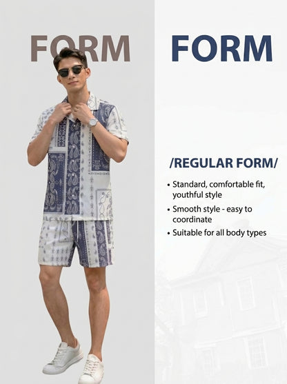 Akai Men's Silk Cuban Set