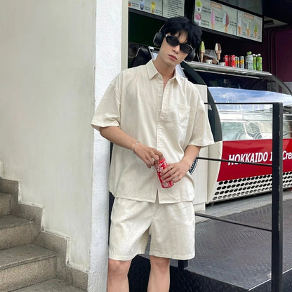 Men's summer linen set