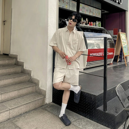Men's summer linen set