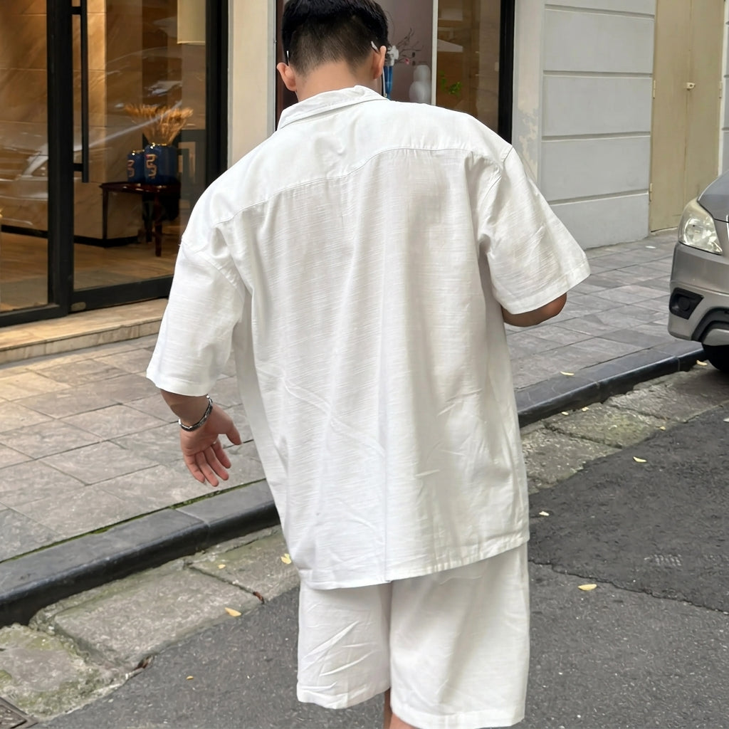Men's summer linen set