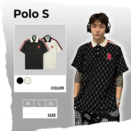 Crocodile Monogram Polo Shirt