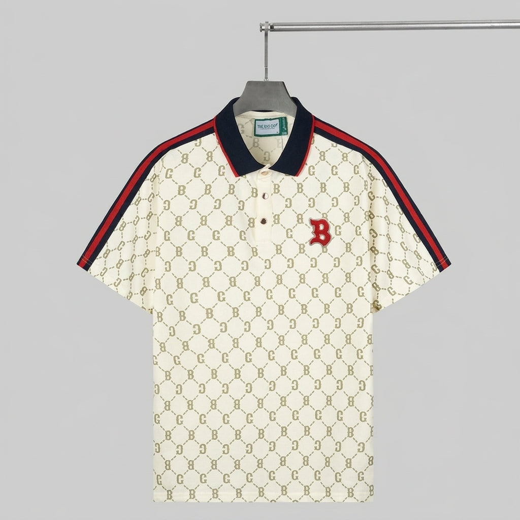 Crocodile Monogram Polo Shirt