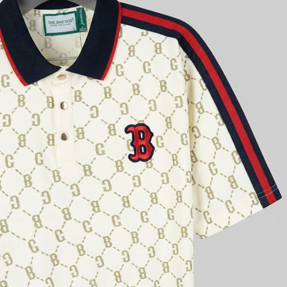 Crocodile Monogram Polo Shirt