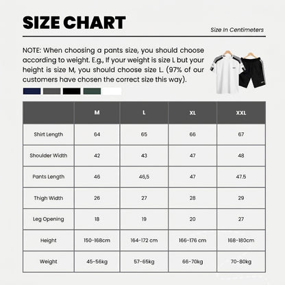 Coolmax Poly Men's Clothing Set