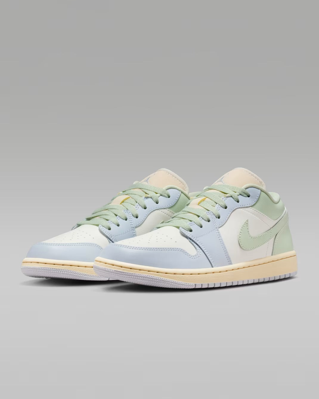 Air Jordan 1 Low  Sail/Aura/Muslin/Jade Aura