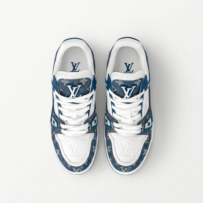 LV Trainer Sneaker Light Blue