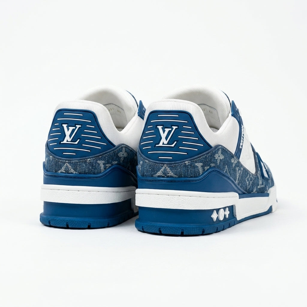LV Trainer Sneaker Light Blue
