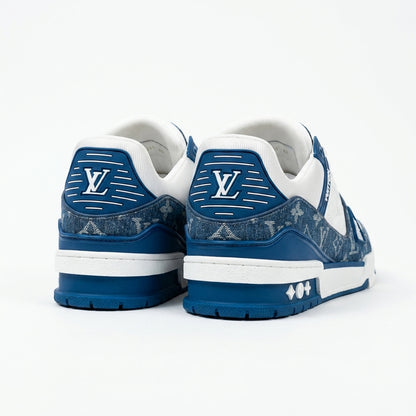 LV Trainer Sneaker Light Blue