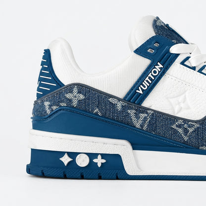 LV Trainer Sneaker Light Blue