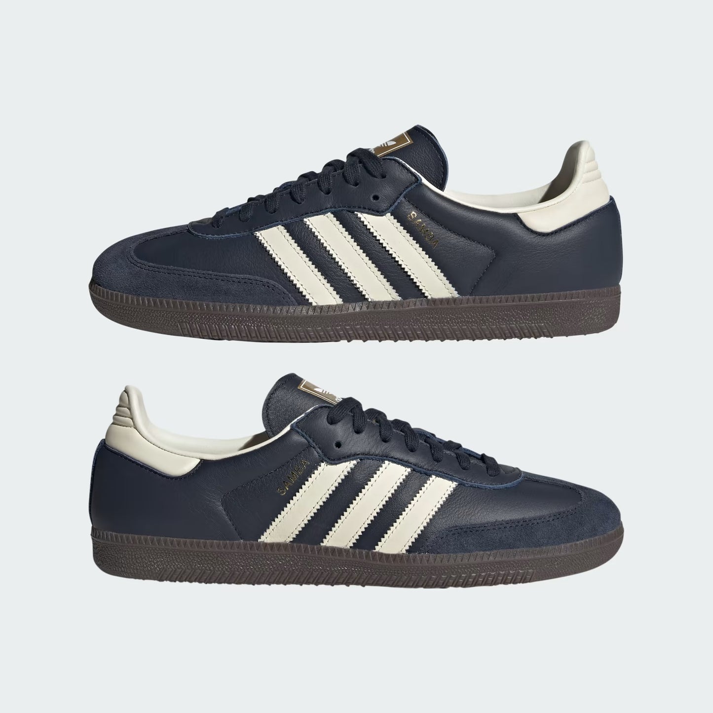 Samba OG Shoes Night Navy / Cream White / Gum